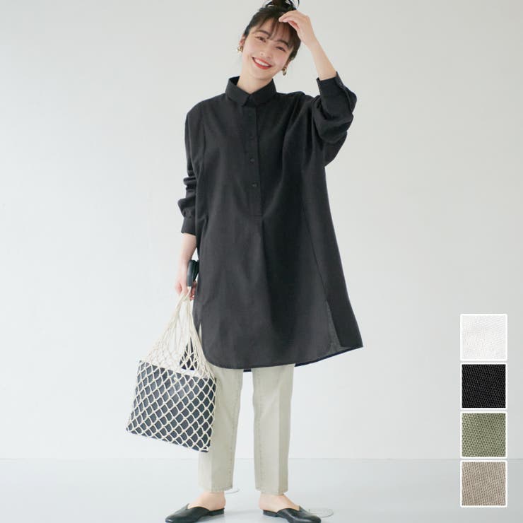 シャツワンピース レディース チュニック 品番 Pa Coca コカ のレディースファッション通販 Shoplist ショップリスト