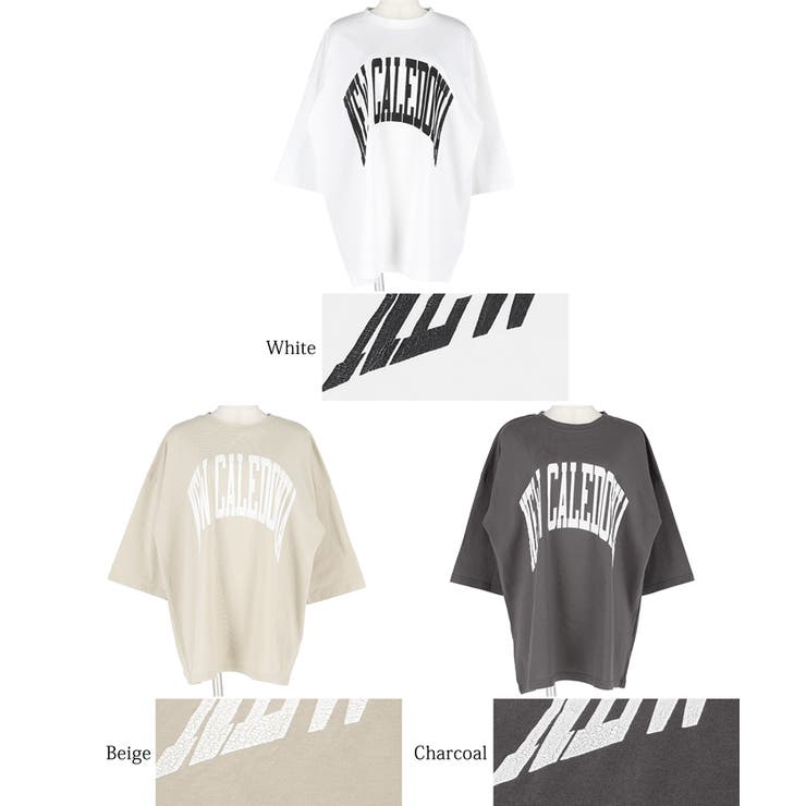 ビックシルエットカレッジロゴTシャツ | coca | 詳細画像26 