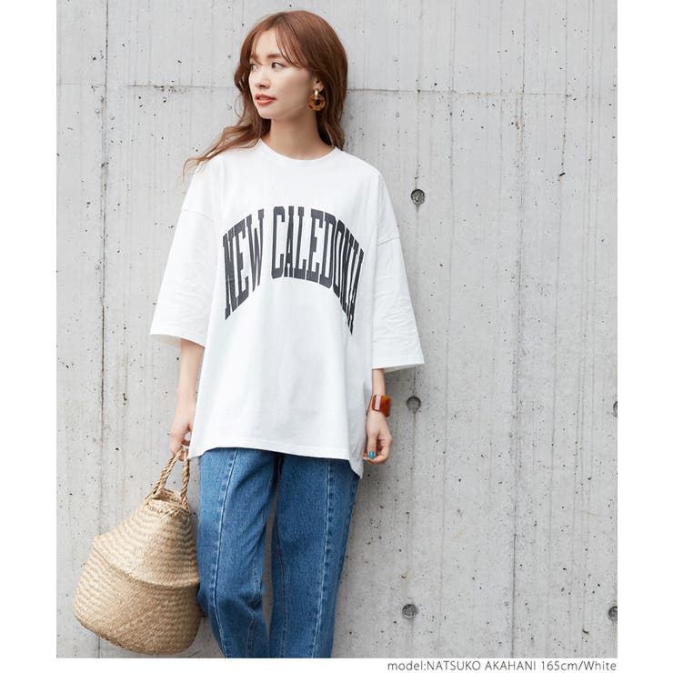 【 】Jeans カレッジ ロゴ クラシック Tシャツ ♪ CORNERS tシャツ デニムドッキングカレッジロゴオーバーサイズT