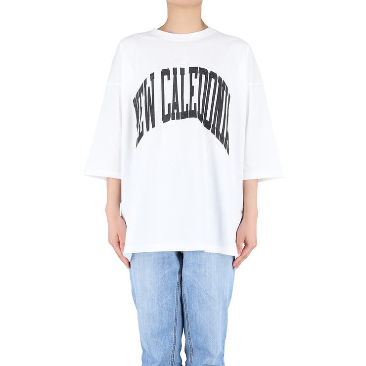 ビックシルエットカレッジロゴTシャツ | coca | 詳細画像5 