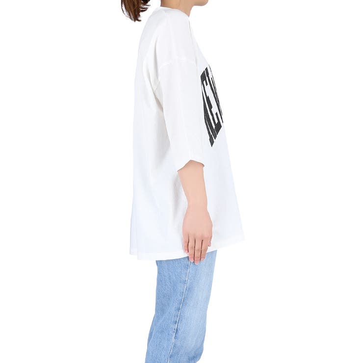 ビックシルエットカレッジロゴTシャツ | coca | 詳細画像6 