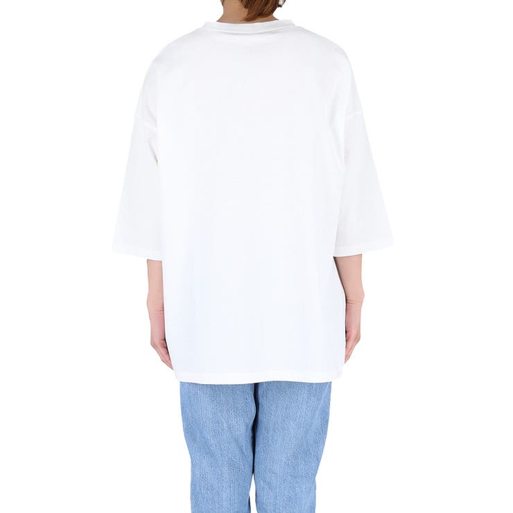 ビックシルエットカレッジロゴTシャツ | coca | 詳細画像7 