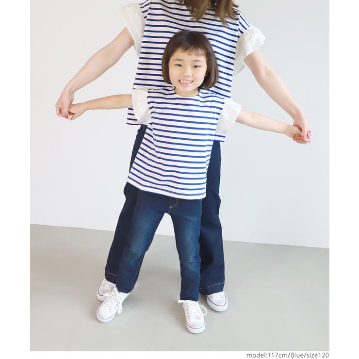 キッズ 袖フリルボーダーカットソー | coca | 詳細画像10 