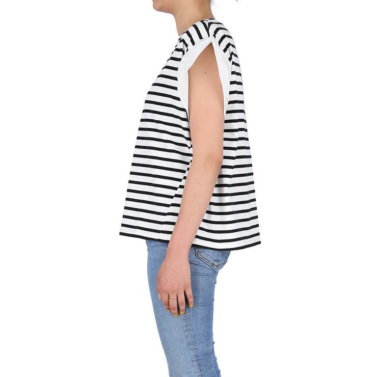 フリルドッキングボーダートップス | coca | 詳細画像5 