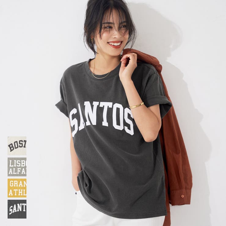 プリントtシャツ レディース ピグメント加工 品番 Pa Coca コカ のレディース ファッション通販 Shoplist ショップリスト