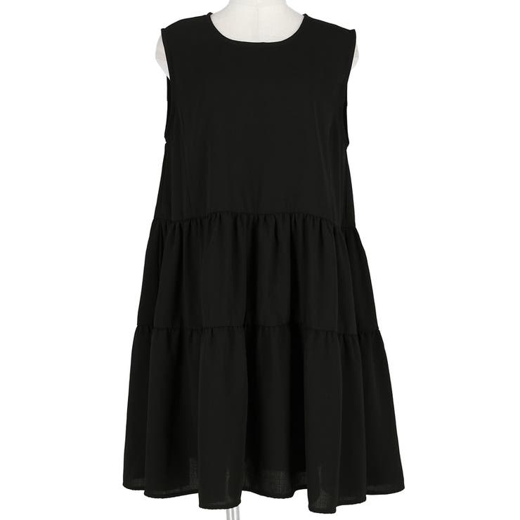 ノースリーブティアードチュニック[品番：PA000011855]｜coca