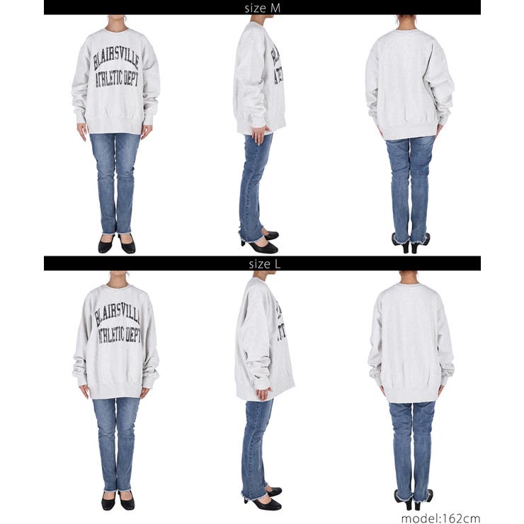 ＼新色登場／ヘビーウェイト裏起毛カレッジスウェットトップス | coca | 詳細画像13 