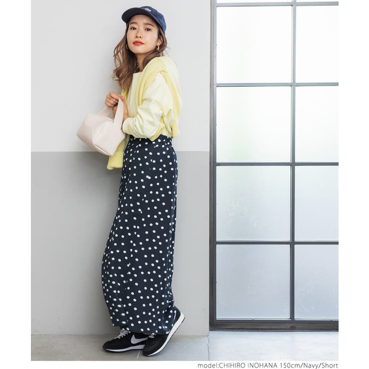 【新品未使用】レアック REAC とびドットスカート 新品未使用】レアック REAC とびドットスカート