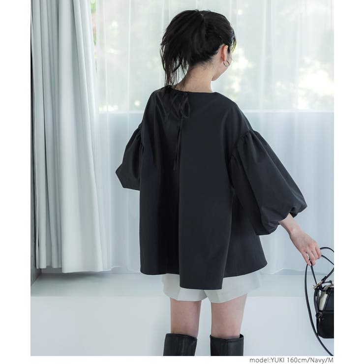 acka バルーンフォルムブラウス Acka flower peplum blouse｜Yahoo!フリマ（旧PayPayフリマ）