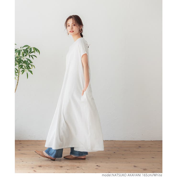 カットマキシワンピース[品番：PA000012471]｜coca（コカ）の