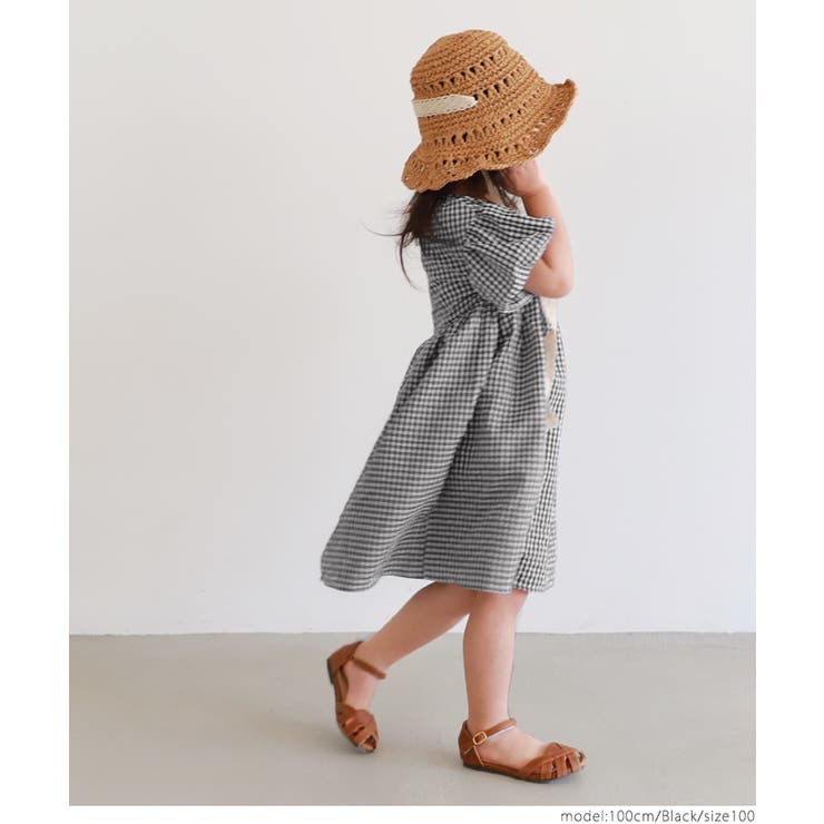 キッズ 親子お揃いギンガムチェックワンピ | coca | 詳細画像7 