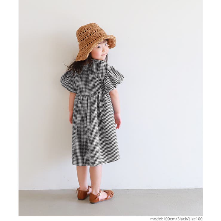 キッズ 親子お揃いギンガムチェックワンピ | coca | 詳細画像8 