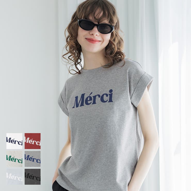 ＼新色登場／ロゴプリントノースリーブTシャツ | coca | 詳細画像1 