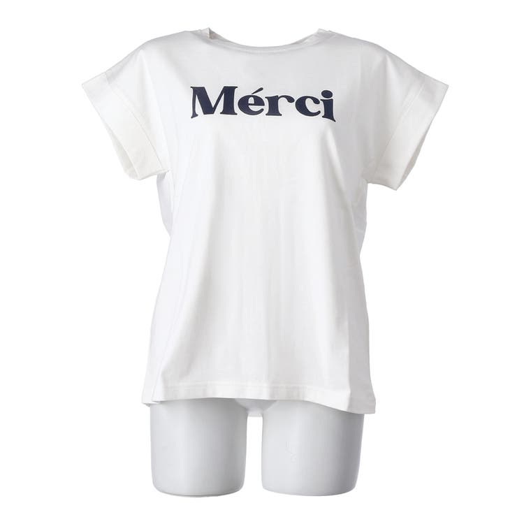 新色登場／ロゴプリントノースリーブTシャツ[品番：PA000012559