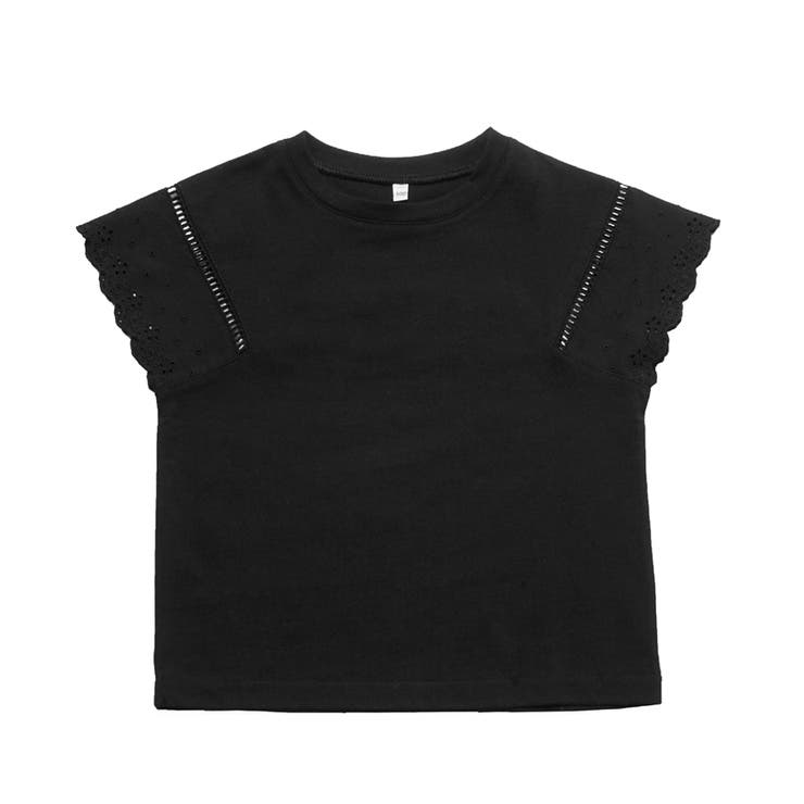 キッズ 親子お揃い袖レースカットTシャツ | coca | 詳細画像3 
