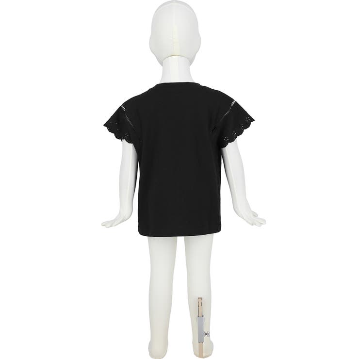 キッズ 親子お揃い袖レースカットTシャツ | coca | 詳細画像6 