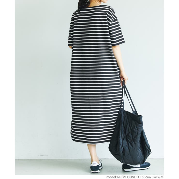 半袖ボーダーワンピース[品番：PA000012474]｜coca（コカ）の