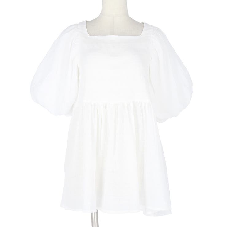 ドビーレーススクエアブラウス | coca | 詳細画像2 