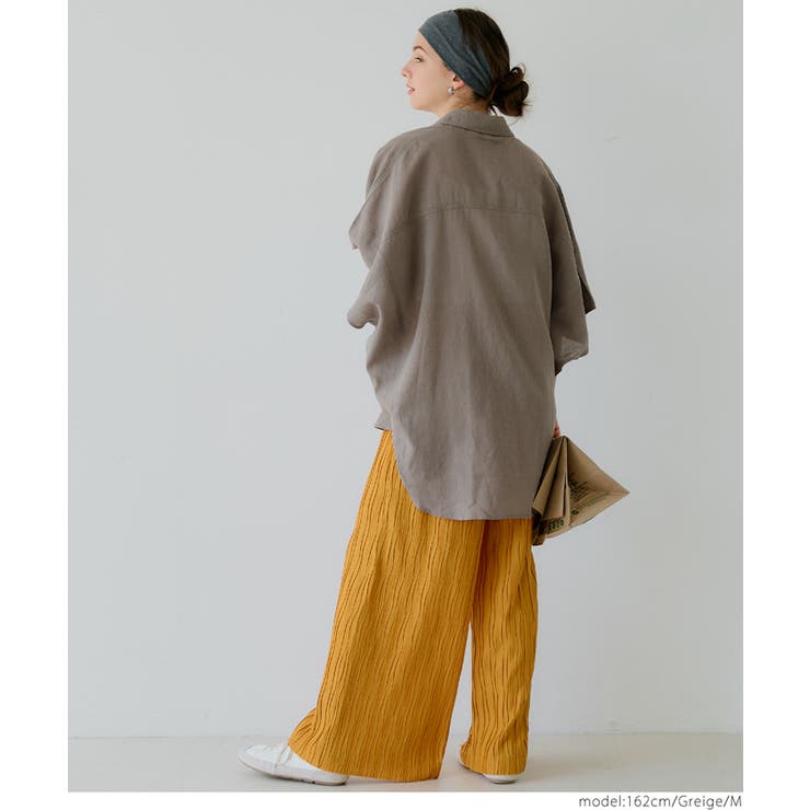 【新色追加！】レーヨンリネンポンチョシャツ | coca | 詳細画像16 