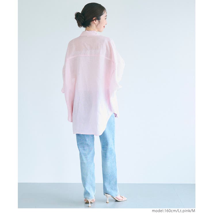 【新色追加！】レーヨンリネンポンチョシャツ | coca | 詳細画像10 