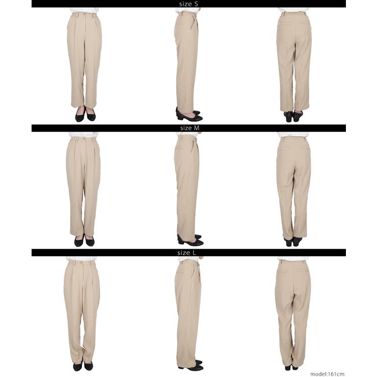 【最終お値下げ】ハグオーワー　センタータックワイドニットパンツ ワイドタックパンツ white(レギュラー,ロングレングス) | ok.soon