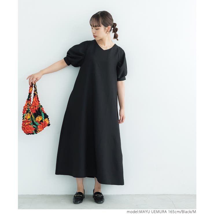 Vネックワンピース[品番：PA000012832]｜coca（コカ）の