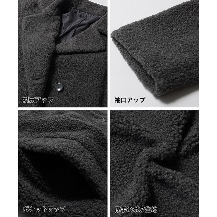 ラグランスリーブボアコート[品番：PA000013395]｜coca（コカ）の