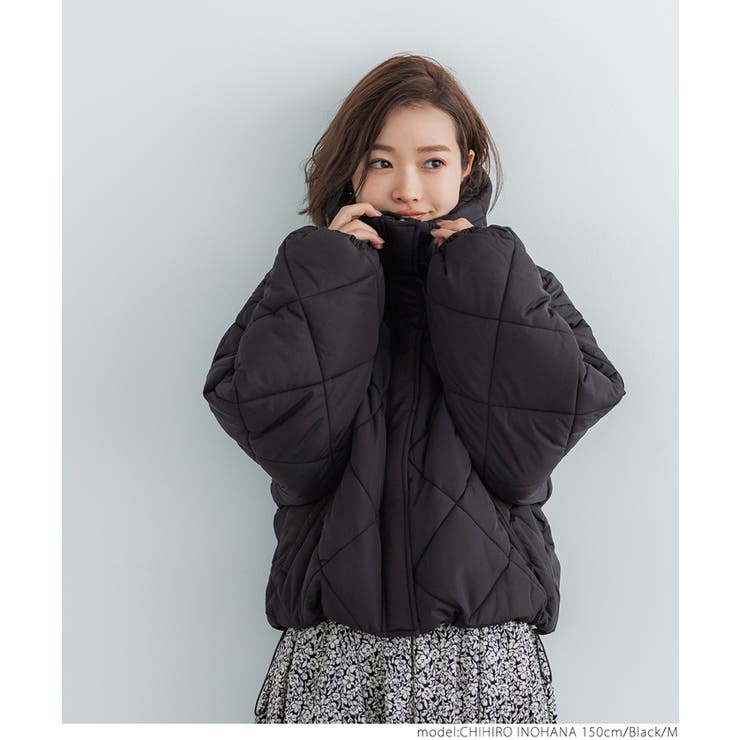 Heather キルティングブルゾン