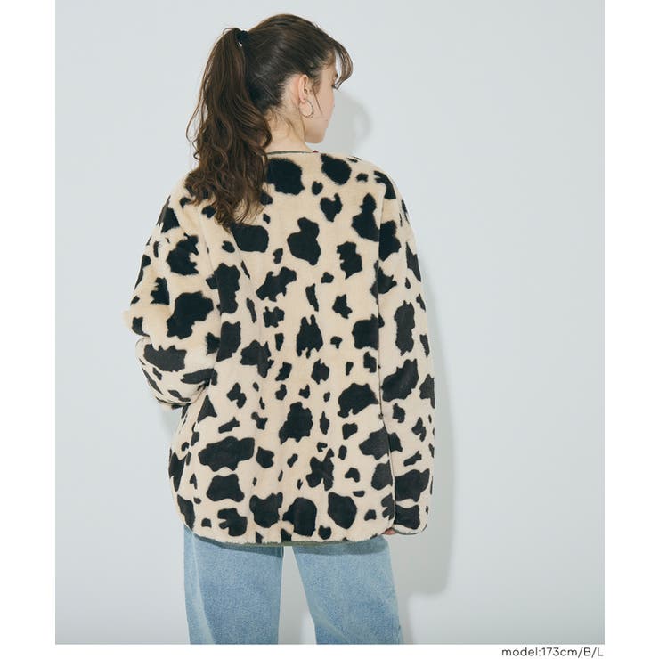 リバーシブルキルティングブルゾン | coca | 詳細画像22 