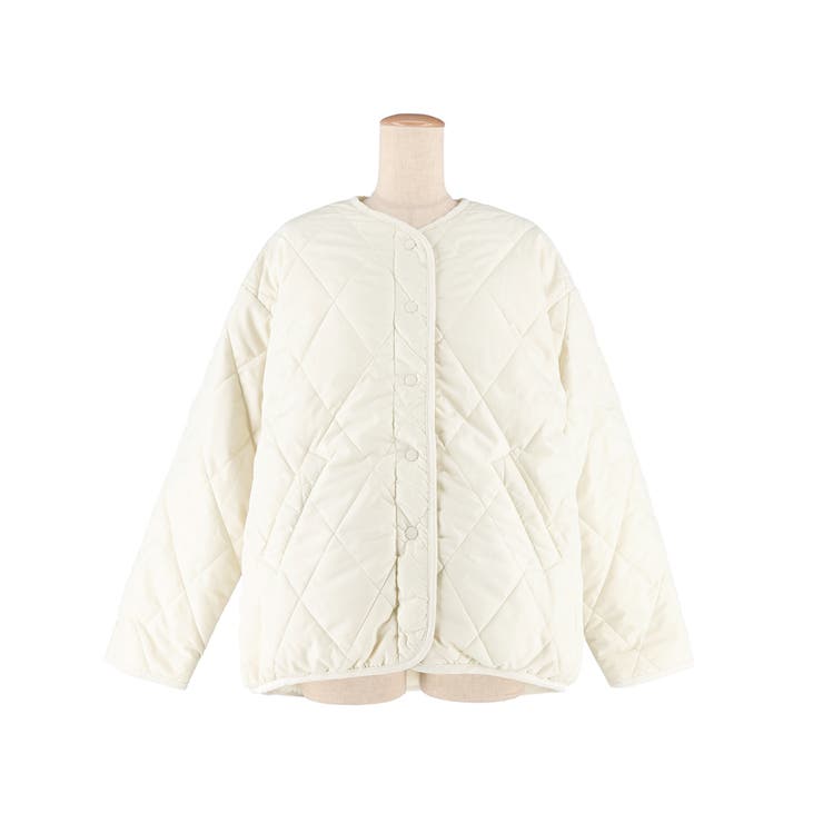 リバーシブルキルティングブルゾン | coca | 詳細画像2 