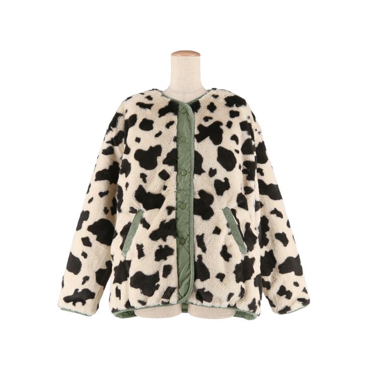 リバーシブルキルティングブルゾン | coca | 詳細画像5 