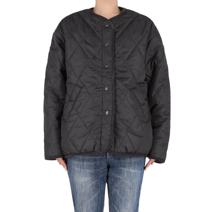 リバーシブルキルティングブルゾン | coca | 詳細画像6 