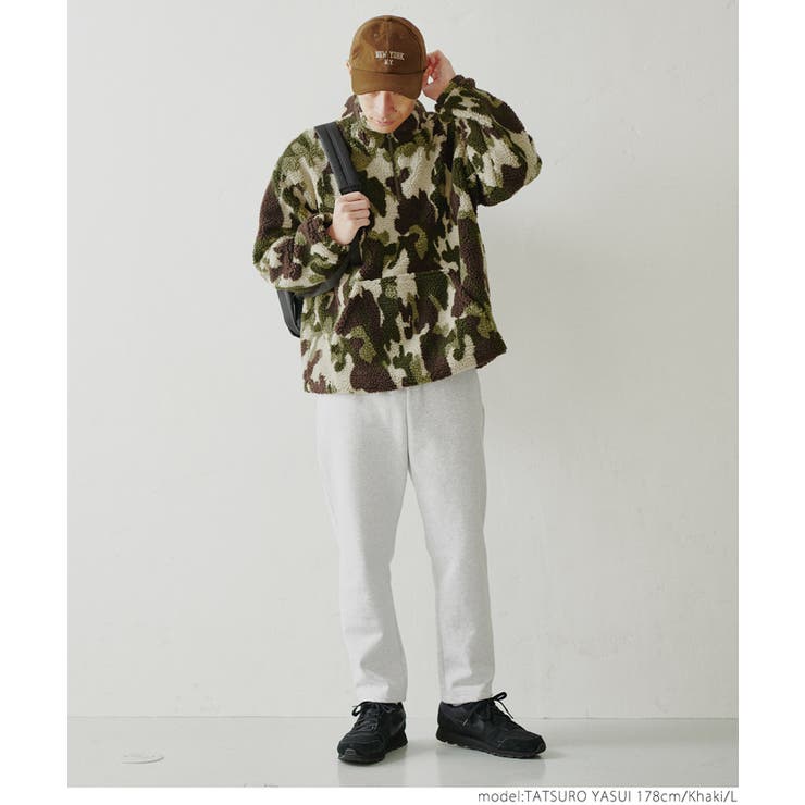 迷彩ボアアノラック[品番：PA000013480]｜coca（コカ）のメンズ