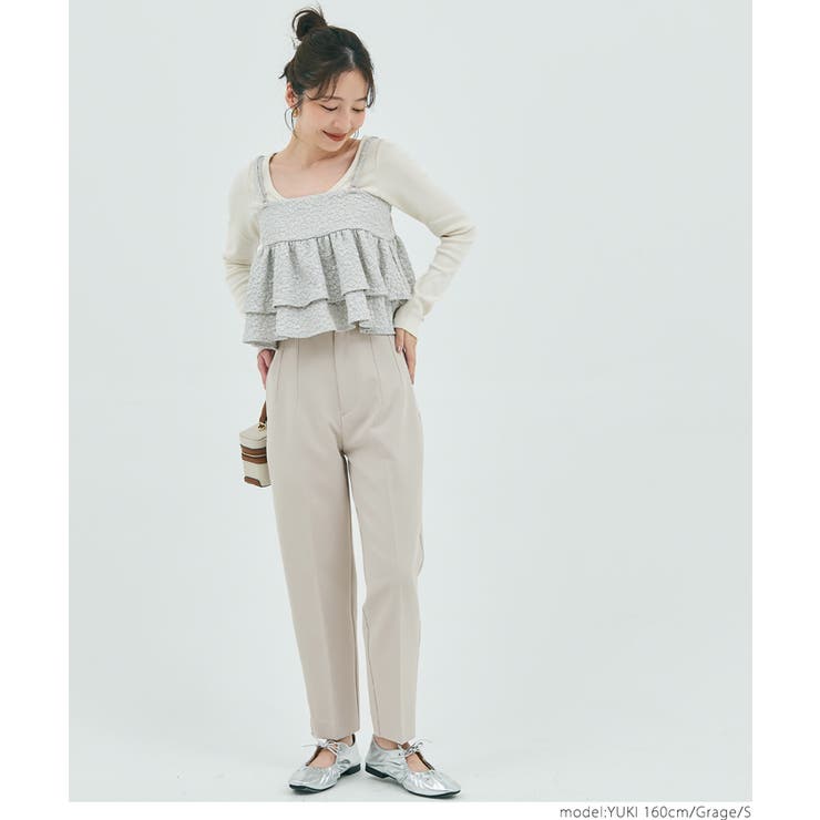 新色登場／ストレッチハイウエストパンツ[品番：PA000013814
