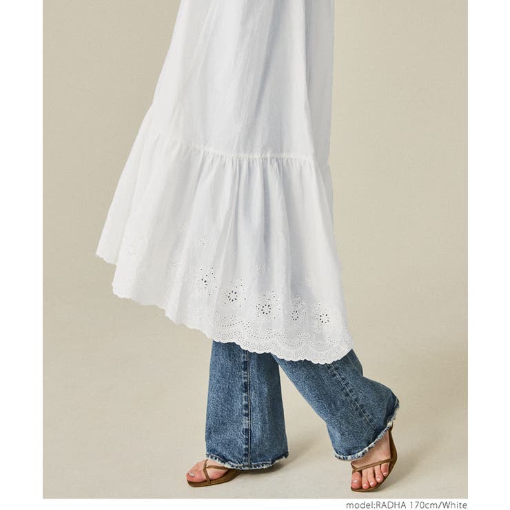 スカラップレースワンピース | coca | 詳細画像8 