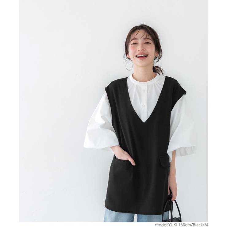 専用　超美品　エイコ　コンドウ　ベストジャケット　サイズ42 ベストジャケット[品番：PA000013842]｜coca（コカ）の