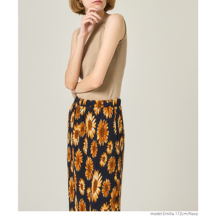 DOLCE&GABBANA ひまわり　総柄 スカート DOLCE&GABBANA ひまわり 総柄 スカート