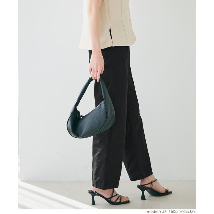 黒 ペイントスプラッター コットンワイドパンツ AMBIDEX Store △キュプラシワサテン ワイドパンツ(F クロ): iki