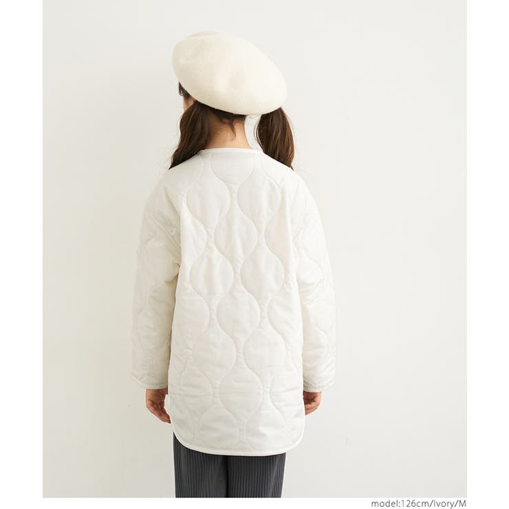 キッズ 親子お揃いユニセックスキルトライナーアウター | coca | 詳細画像12 