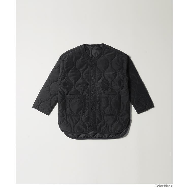 キッズ 親子お揃いユニセックスキルトライナーアウター | coca | 詳細画像15 