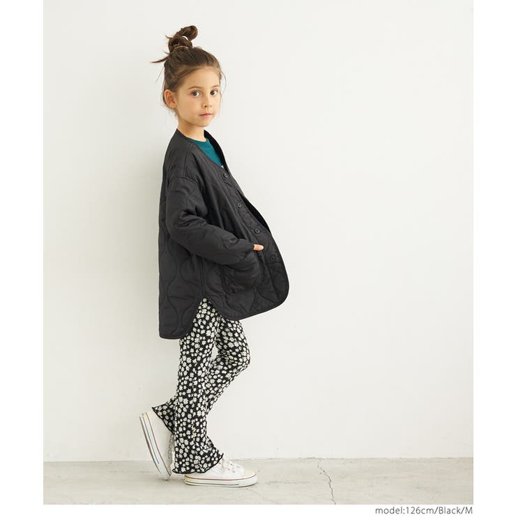 キッズ 親子お揃いユニセックスキルトライナーアウター | coca | 詳細画像3 