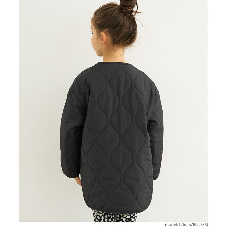 キッズ 親子お揃いユニセックスキルトライナーアウター | coca | 詳細画像4 