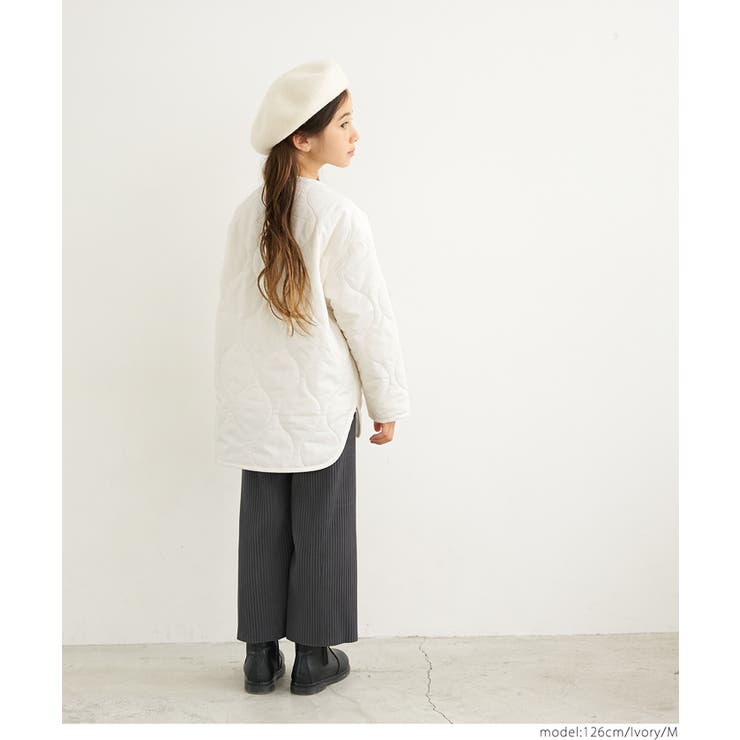 キッズ 親子お揃いユニセックスキルトライナーアウター | coca | 詳細画像10 