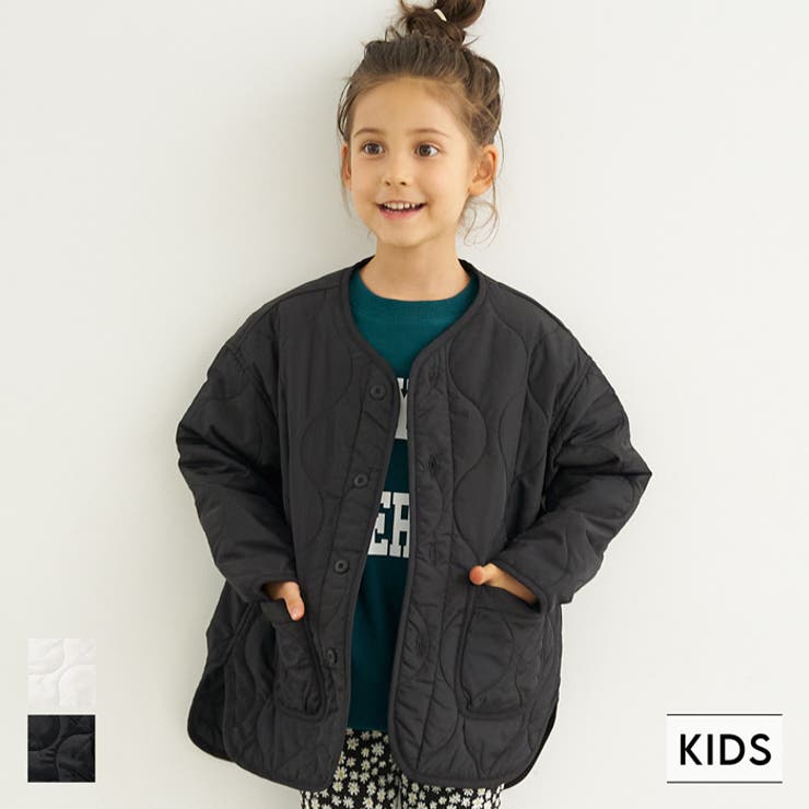 キッズ 親子お揃いユニセックスキルトライナーアウター | coca | 詳細画像1 