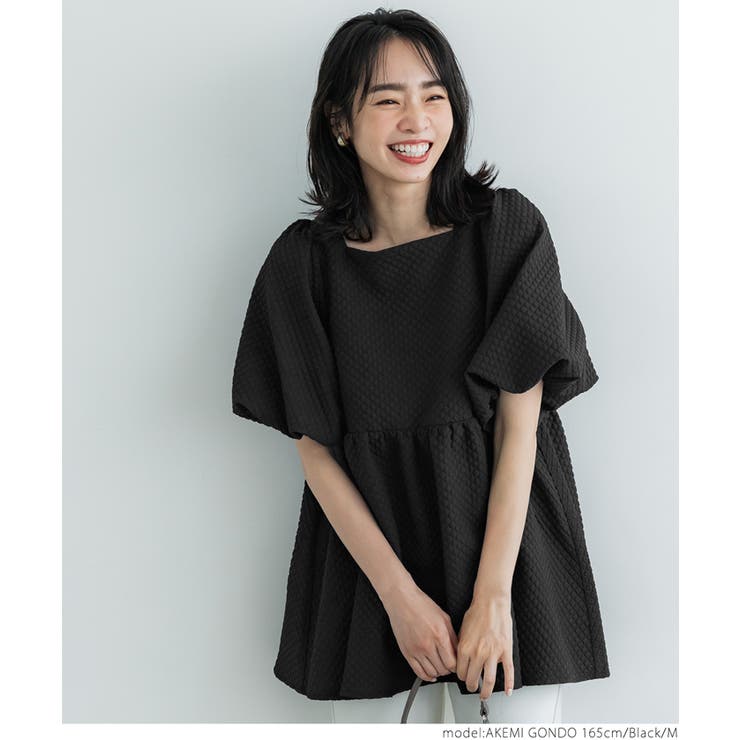 ダイヤエンボスブラウス | coca | 詳細画像11 