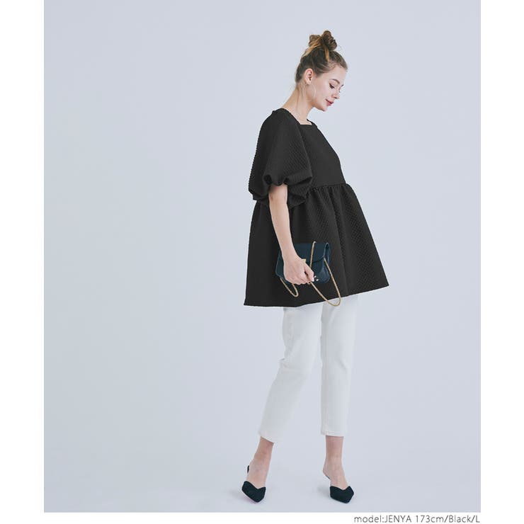 ダイヤエンボスブラウス | coca | 詳細画像12 