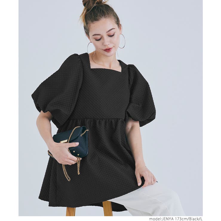 ダイヤエンボスブラウス | coca | 詳細画像13 