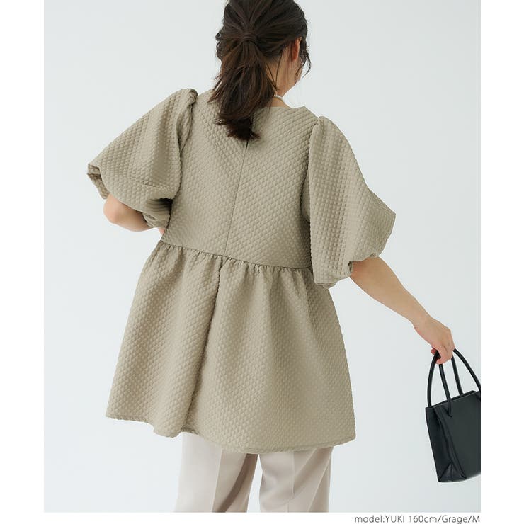 ダイヤエンボスブラウス | coca | 詳細画像6 