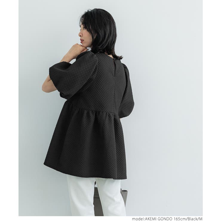 ダイヤエンボスブラウス | coca | 詳細画像10 