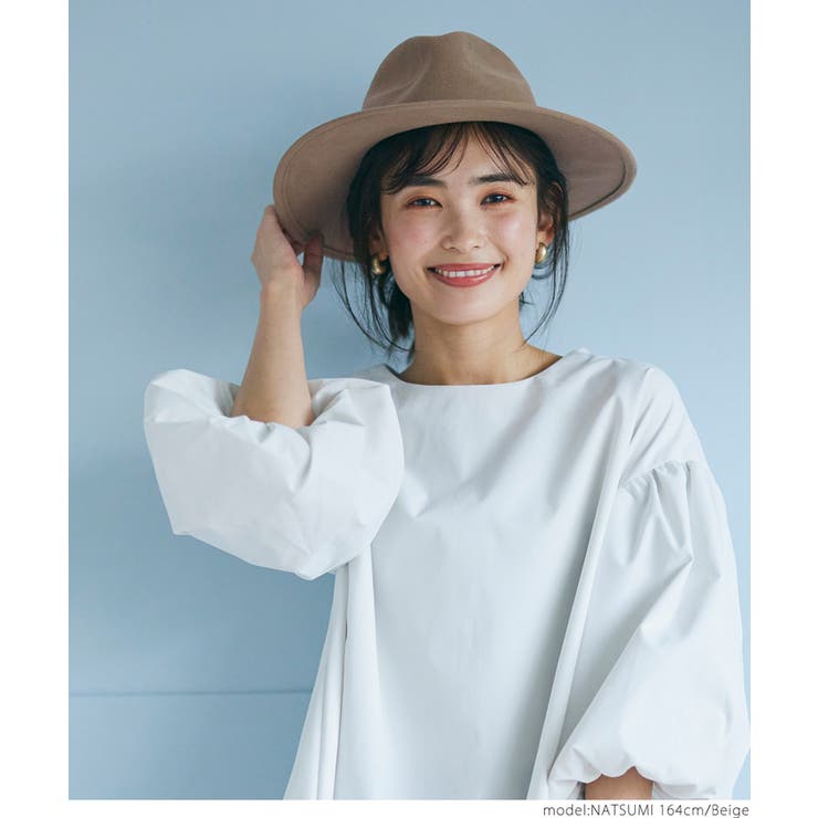 フェルト中折れハット[品番：PA000014761]｜coca（コカ）のレディース